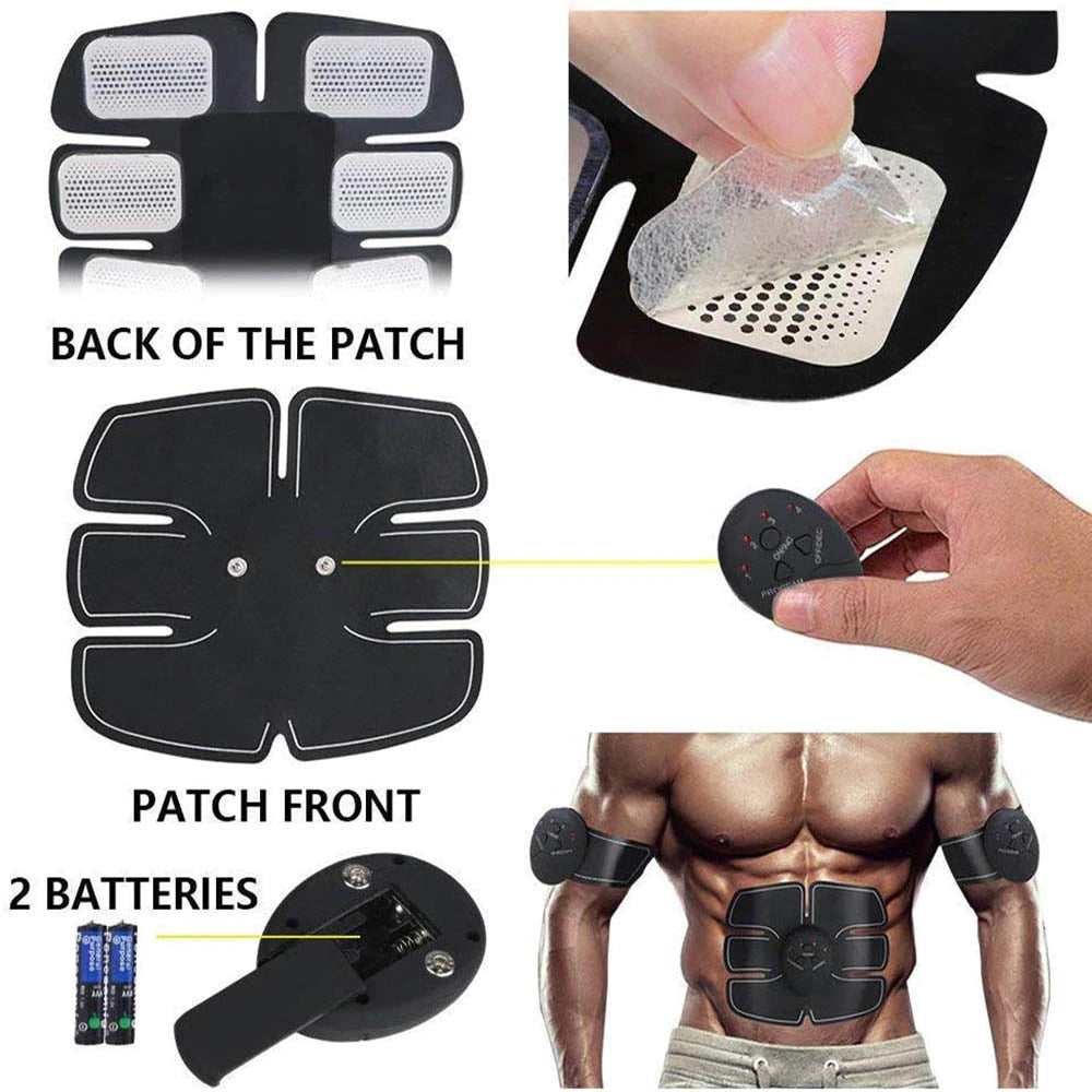 Abdominal Muscle Stimulator EMS Massager Buttocks Hip Trainer Electrostimulation Machine Home Gym Muscle Toner Body Slimming