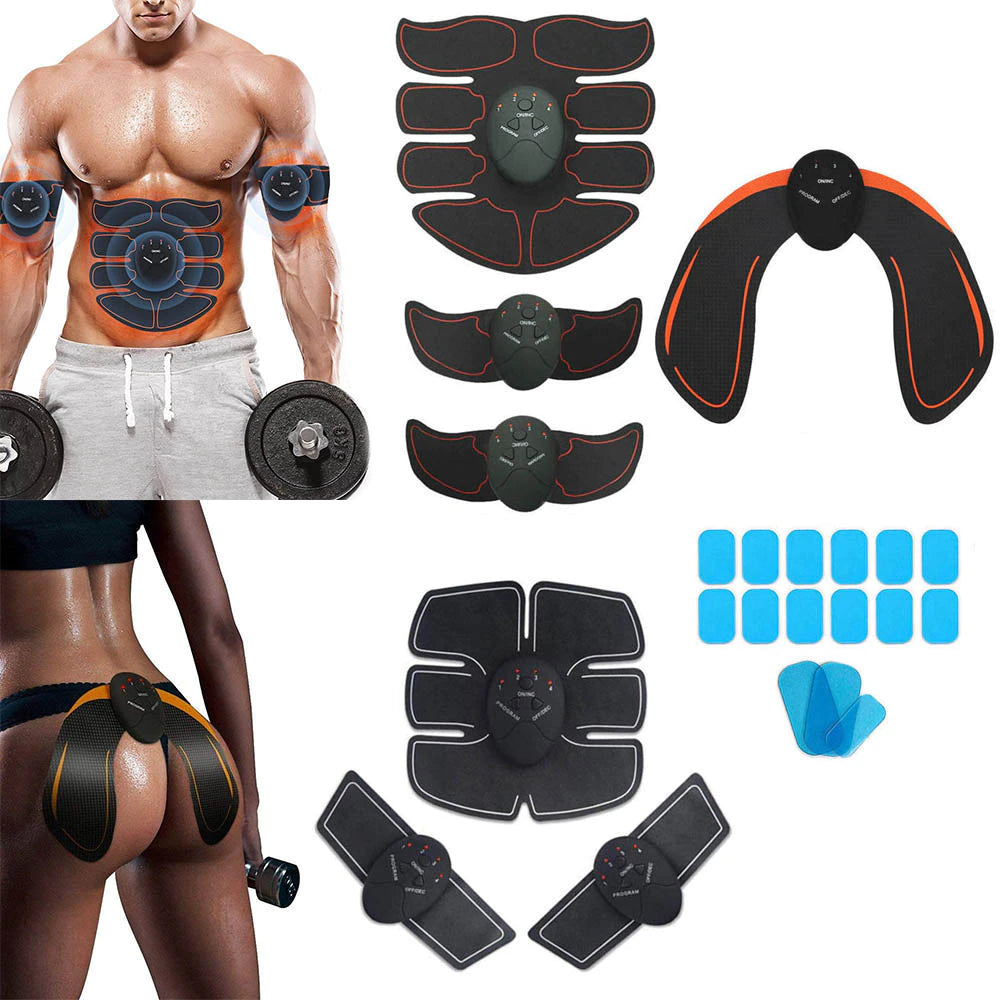 Abdominal Muscle Stimulator EMS Massager Buttocks Hip Trainer Electrostimulation Machine Home Gym Muscle Toner Body Slimming