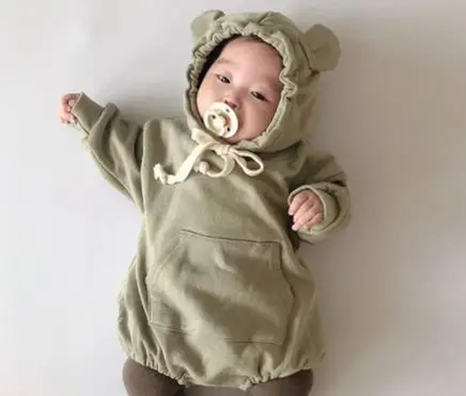 New 2022 Baby Girls Boys Bodysuits Baby Simple Embroidery Loose Package Fart Creeper Sweater Spring Autumn Baby Bodysuit