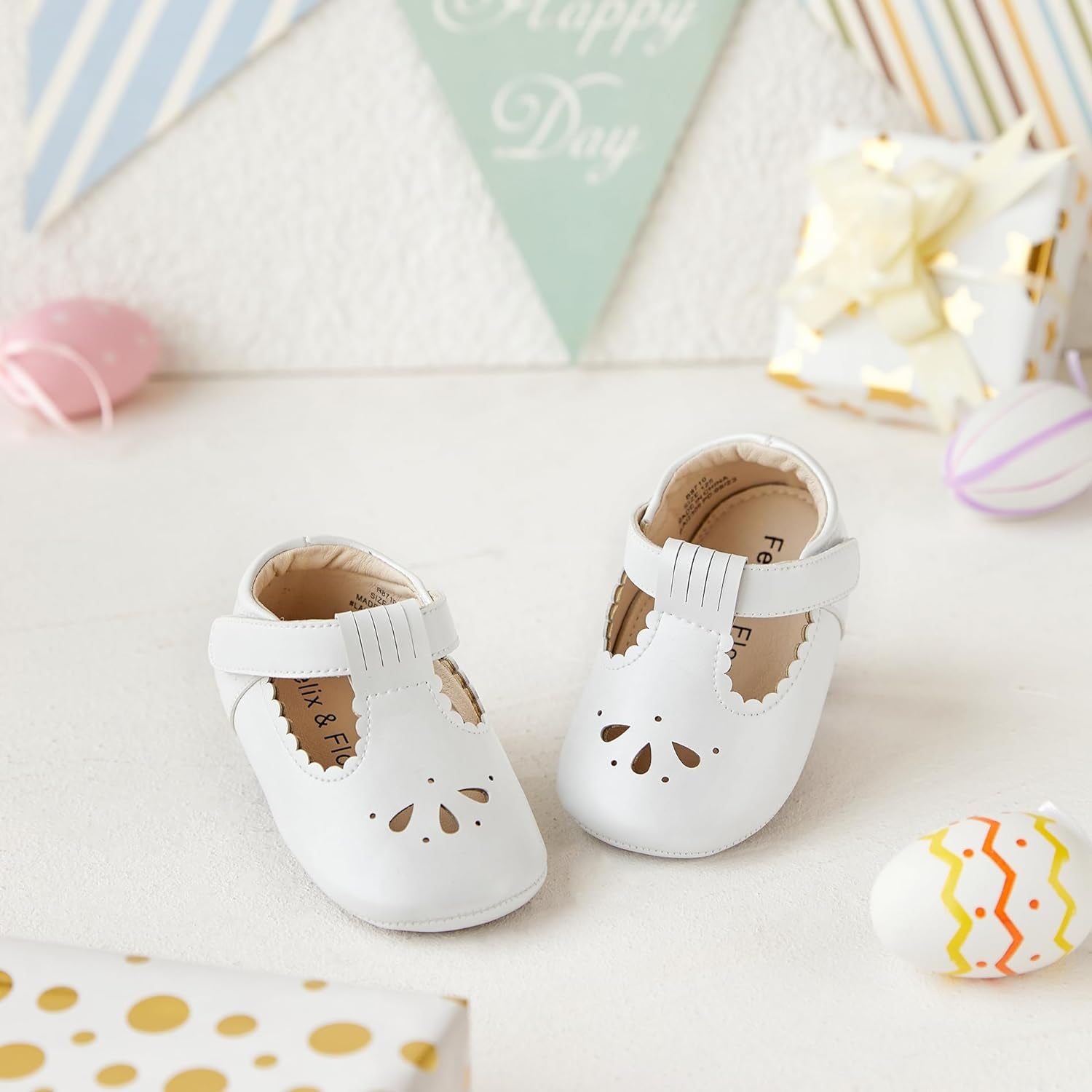 Soft Sole Leather Baby Shoes - Infant Baby Walking Shoes Moccasinss Rubber Sole Crib Shoes