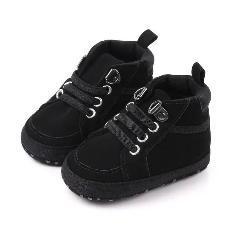 Newborn Baby Shoes for 1 Year Boy Crib Bootie Infant Anti-Slip Soft Sole Leather First Walkers Toddler Moccasins Doll Shoe Gifts